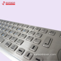 Tastatură metalică anti-revoltă cu touch pad
